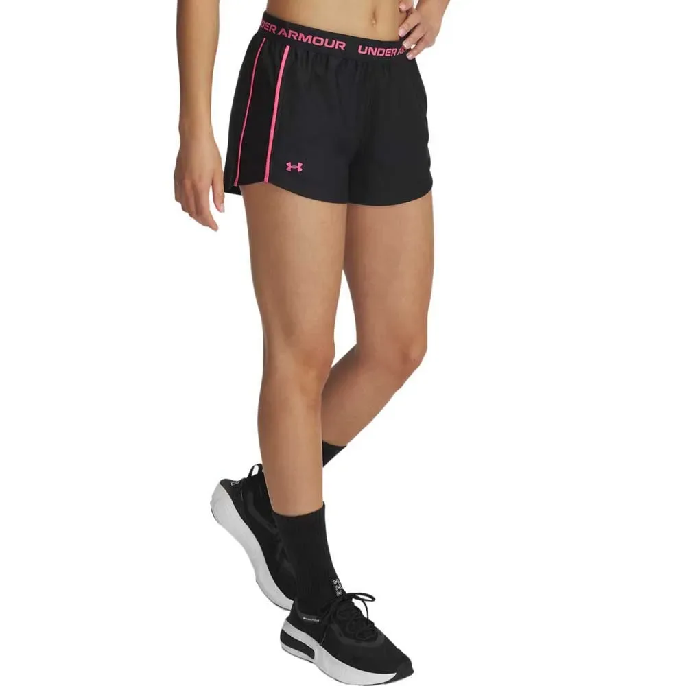 Short Tech Play Up Black / Super Pink 2XL - Under armour - FashionsVida