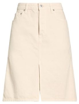 Falda vaquera Mujer Beige 36 Mujer