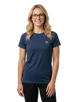 Club Crew Short Sleeve T-shirt Navy S - Dunlop - FashionsVida