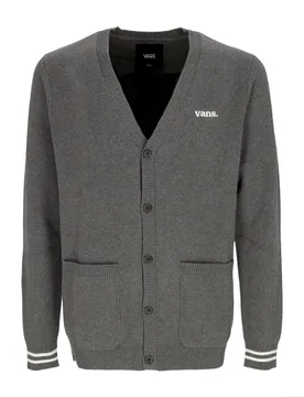 Cardigan Uomo Halecrest Cardigan Charcoal Heather - Vans - FashionsVida