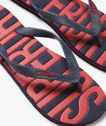 Superdry Herren Flip-flops im Vintage-stil Marineblau/rot - Größe: M