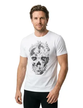 T-shirt à Manches Courtes Mmks02281-fa100144 Cream L