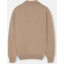 Jersey de hombre cuello polo claro
