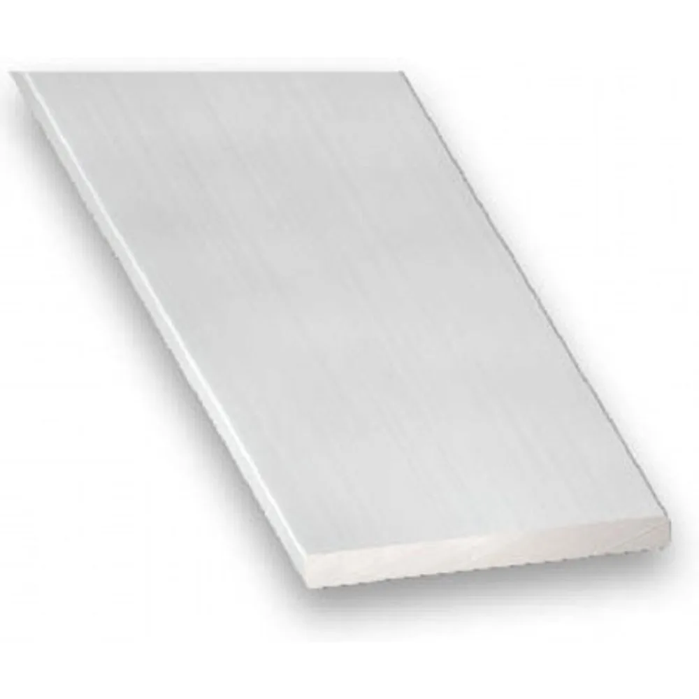 Perfil Liso Aluminio Anodizado Incoloro 1 m - Cqfd - FashionsVida
