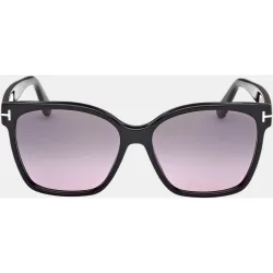 Gafa de sol de mujer mariposa en acetato con lente degradada