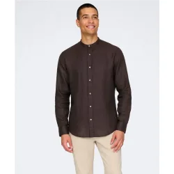 Only & Sons - Camisa de lino de hombre