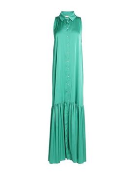 Maxi-Kleid Damen Grün 34 Damen