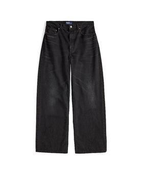 Jeans de pierna ancha azul oscuro 30