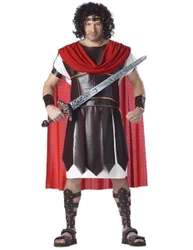 Herkules Römer Kostüm XXL braun-weiss-rot
