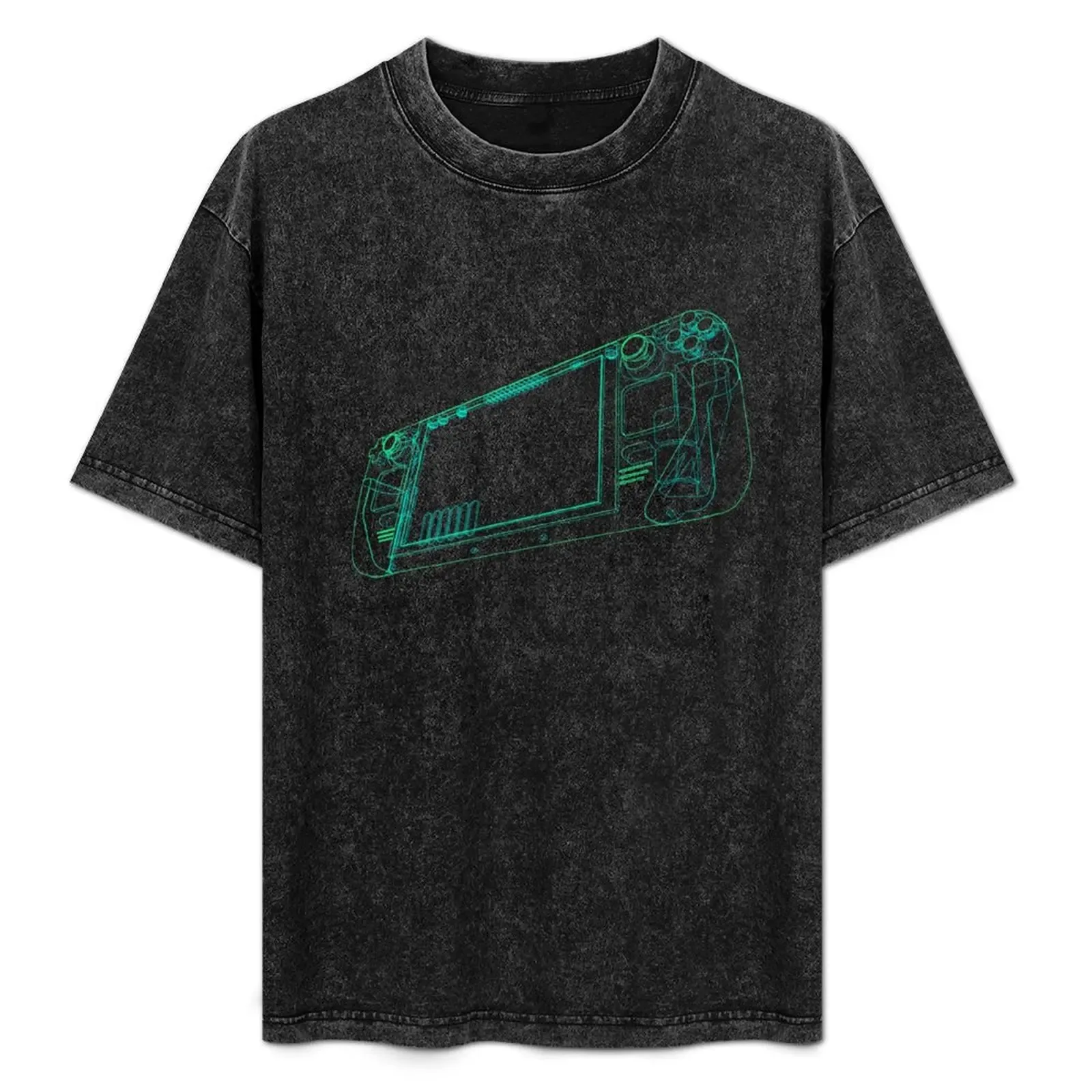 Steam Deck Transparent Design T-Shirt Trendy Pattern T-Shirt for Men - Aliexpress - FashionsVida