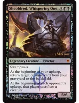 Sheoldred, Whispering One (New Phyrexia Prerelease foil) Promotional Cards - Magic: The Gathering - FashionsVida