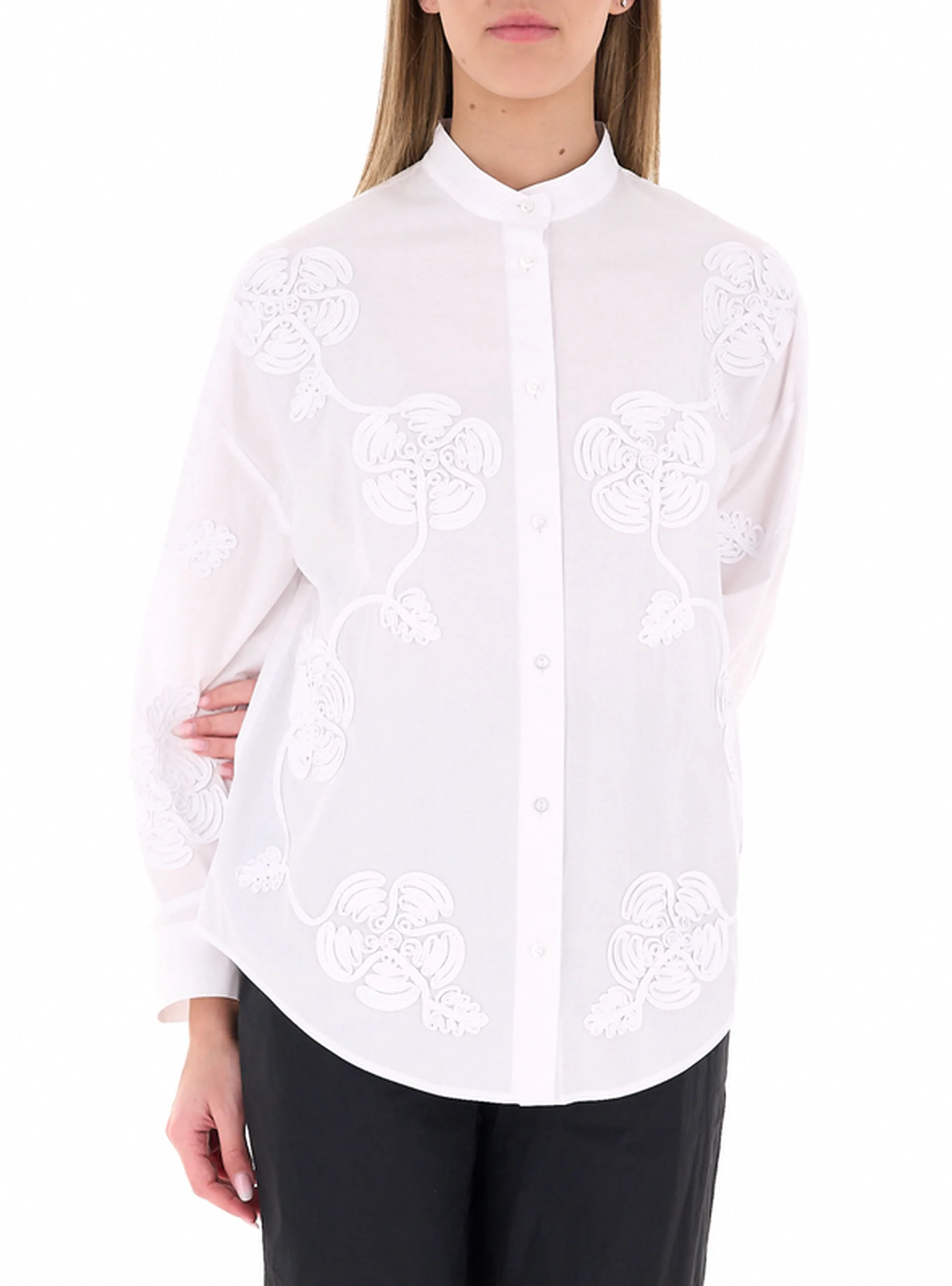 Camicia con ricami BIANCO 40 - Liu jo - FashionsVida