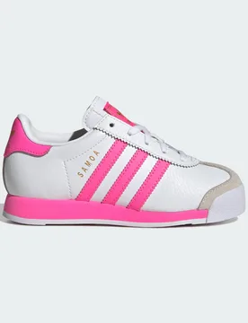 Samoa Shoes 34 Cloud White / Lucid Pink / Gold Metallic - Adidas - FashionsVida