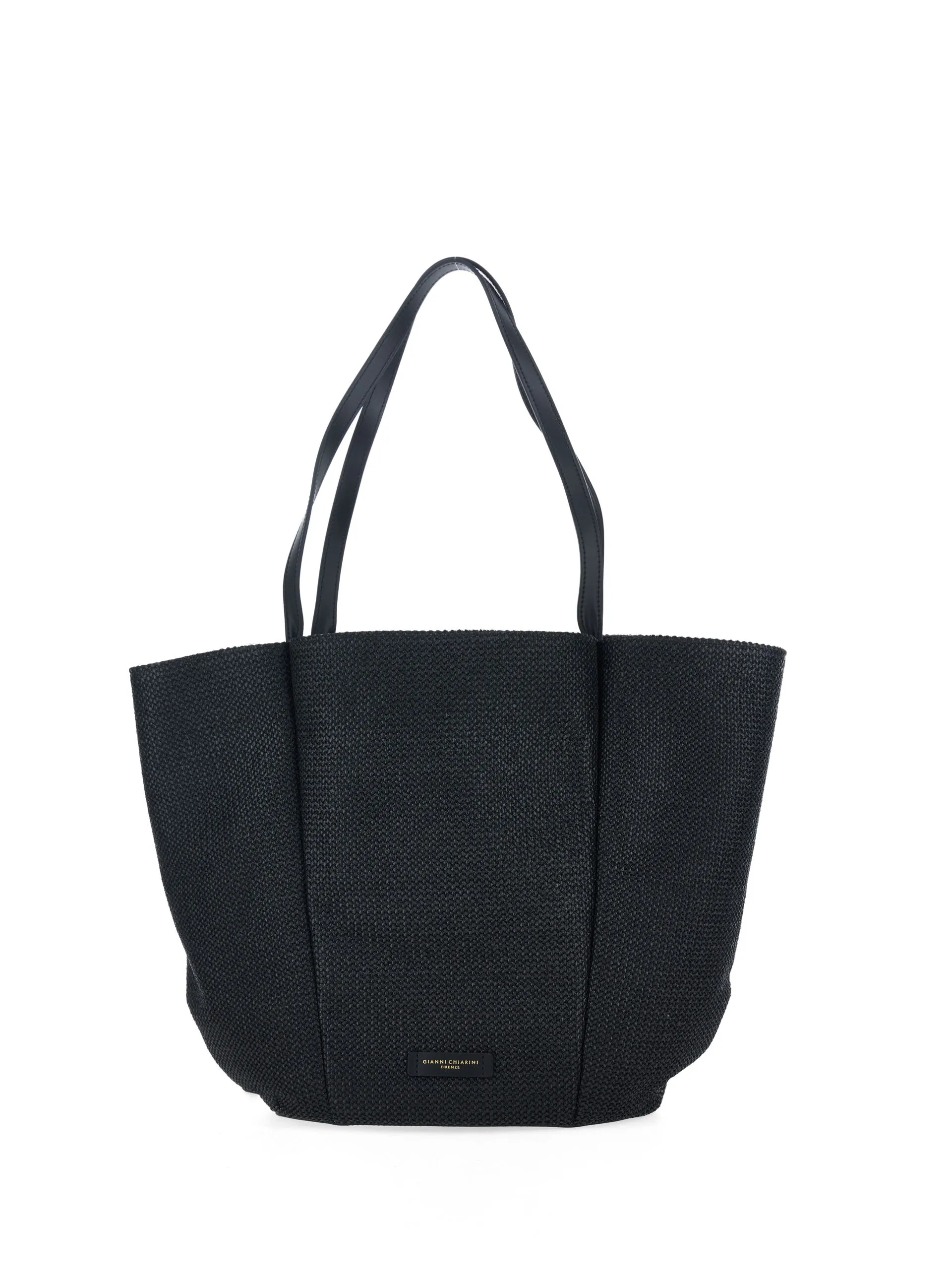 Borsa in rafia NERO U - GIANNI CHIARINI - FashionsVida