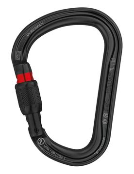 Karabiner William Screw Lock schwarz Default Title adult