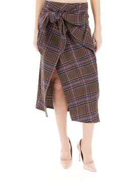 Gonna a portafoglio MARRONE M - Dixie - FashionsVida