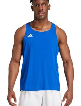 Adizero essentials singlet camiseta entrenamiento tirantes hombre Azul (XXL)