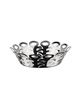 Corbeille VIMINI 22cm Acier inoxydable argent - Alessi - FashionsVida