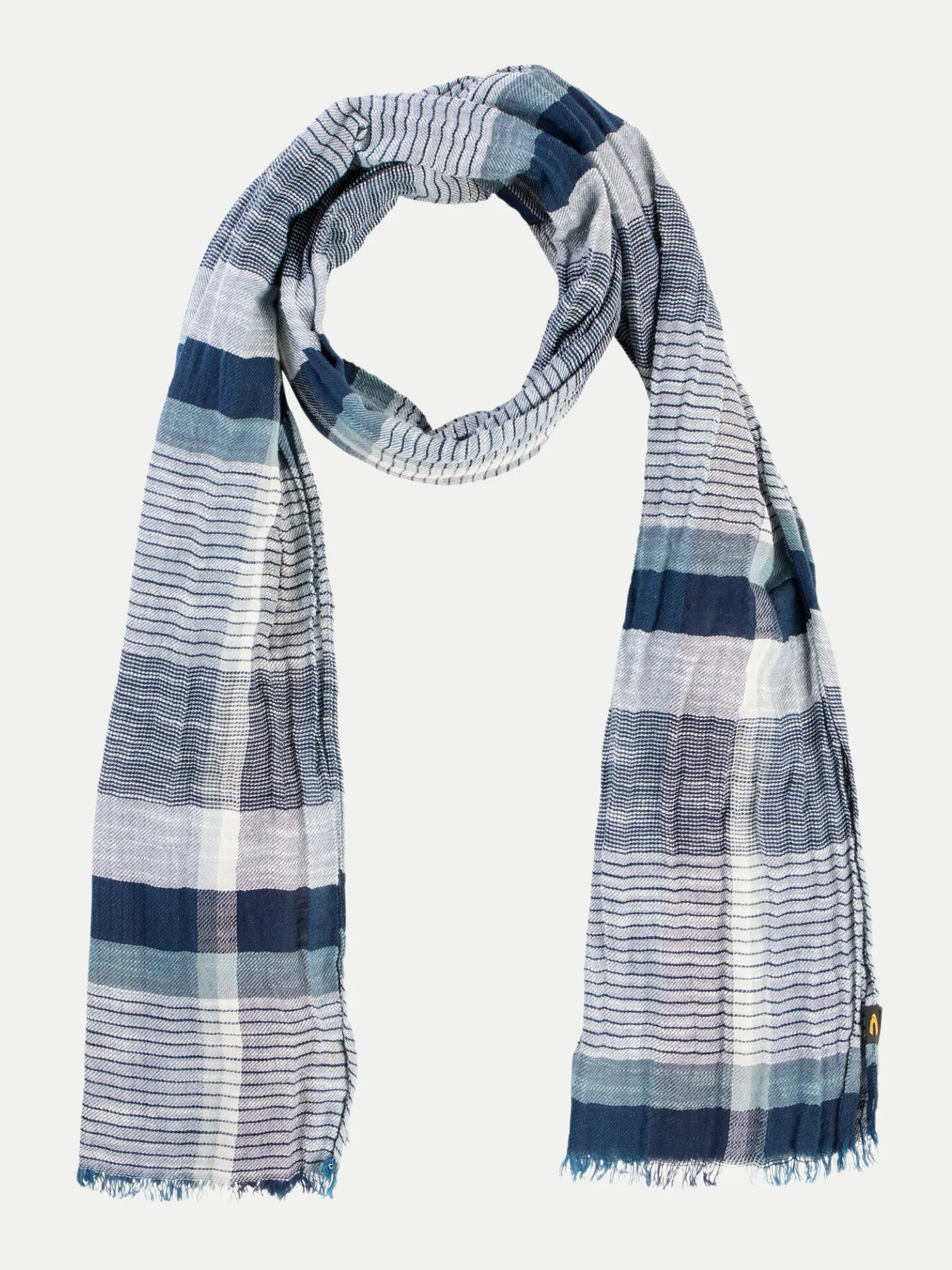 Webschal Multicolour Blau - Camel active - FashionsVida