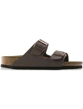 Para mujer. 151183 Sandalias de Piel Arizona Birko-Flor Nubuck (Ajuste Estrecho) (41), Plano, Ninguno, Casual