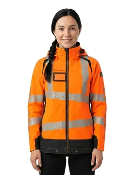 Veste De Pluie Accelerate Safe 19011 Outer Lining Hi-Vis Orange / Dark Navy 3XL - MASCOT - FashionsVida