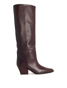 Stivali in pelle Jane Mocha