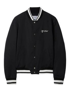 Off-White Script varsity giacca