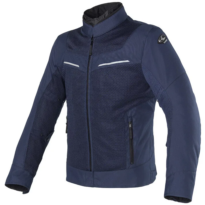 Giacca Moto Donna AIRTEK LADY WP Nero Navy taglia M - Clover - FashionsVida