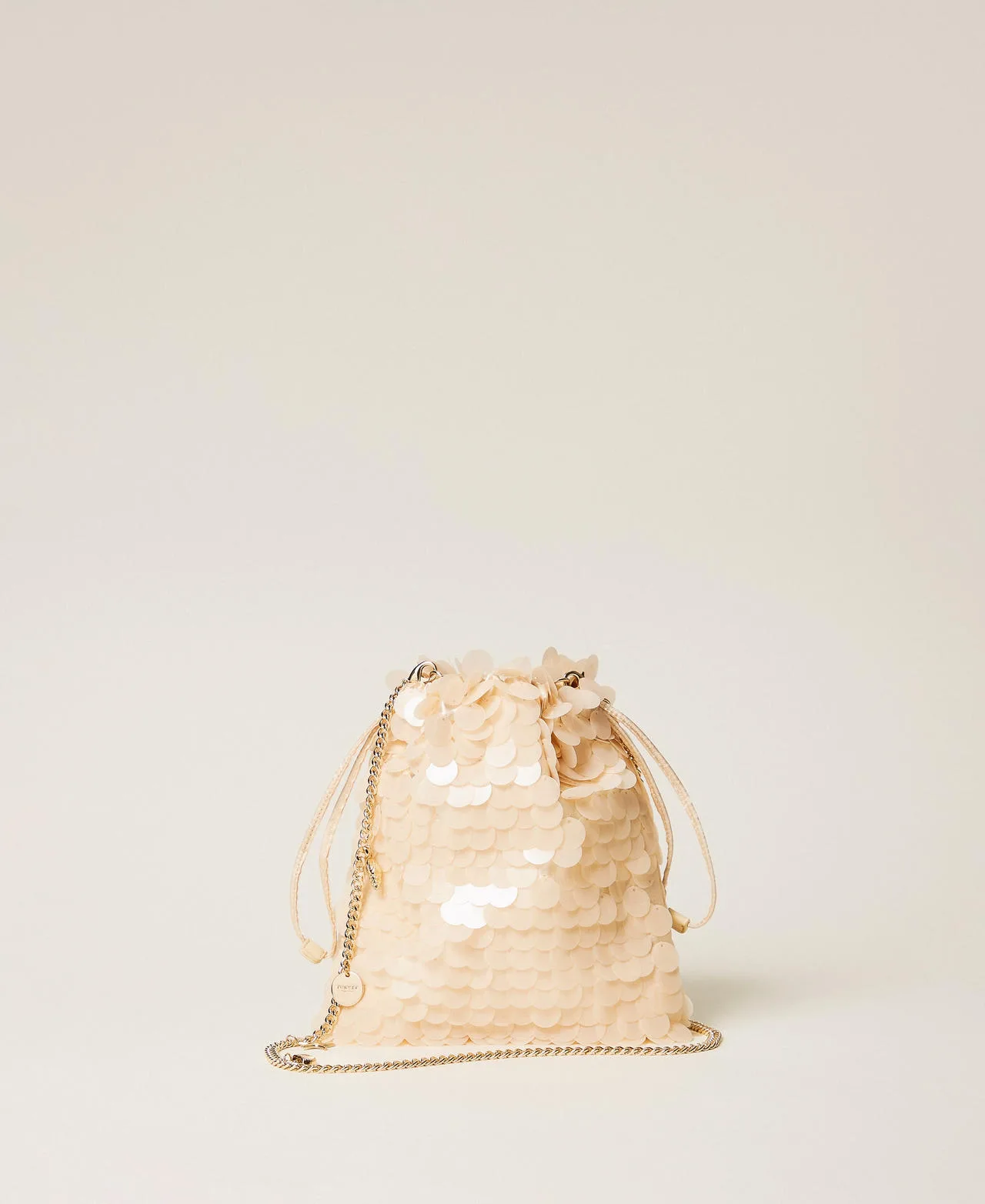 Pochette en satin avec sequins - TWINSET - FashionsVida