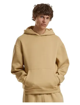 Felpa Con Cappuccio Fluffy Union Beige M