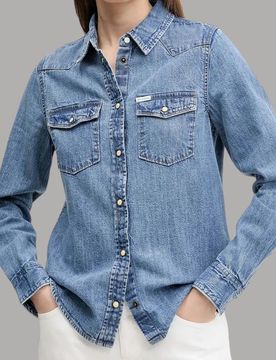 Camicia Jeans Guess GJ Donna Slim Denim 100% Cotone