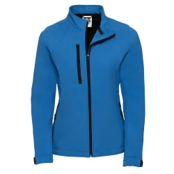 Womens/ladies Soft Shell Jacket (Azure) - Blue - Size X-Small
