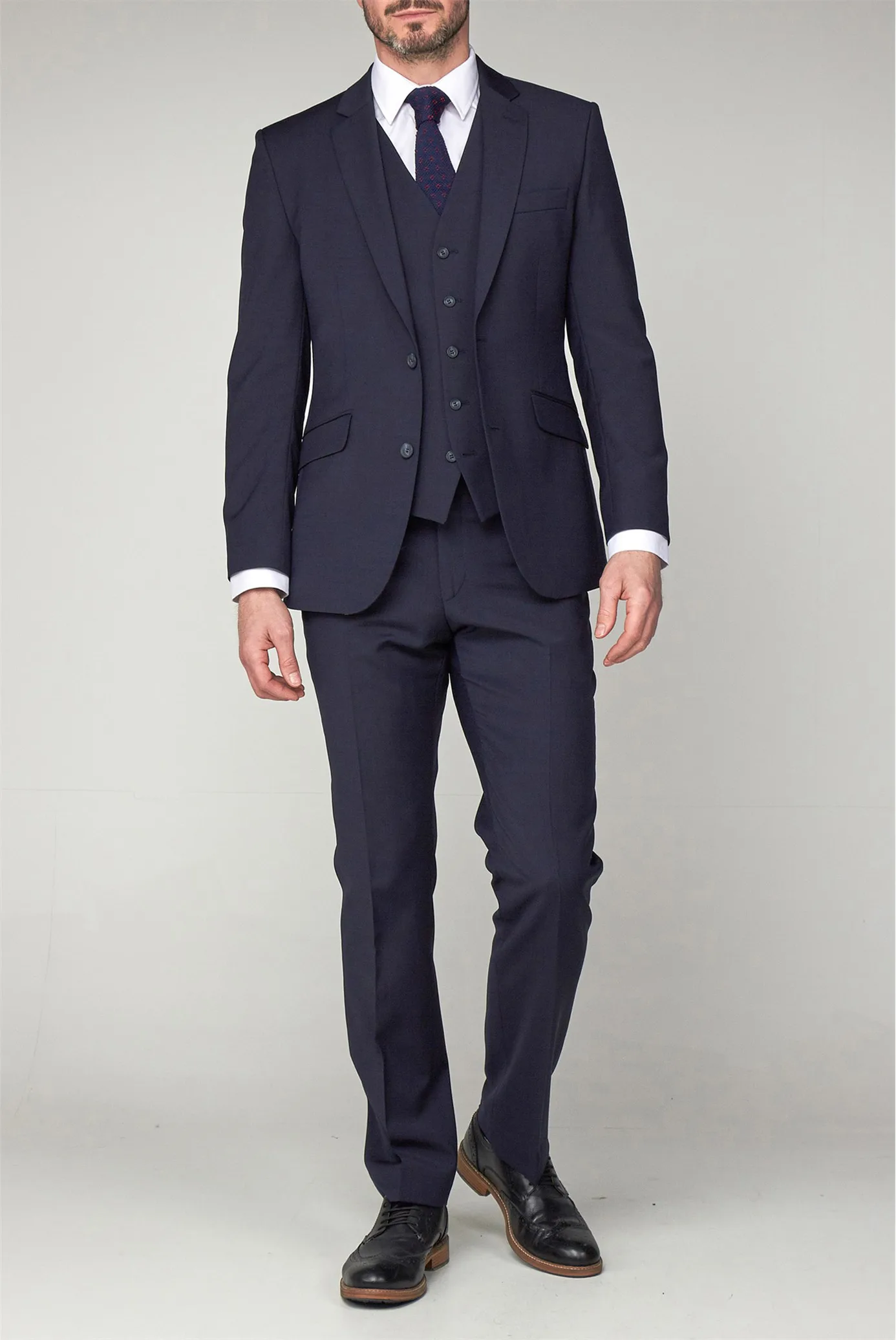 Mens Waistcoat In Navy - Size 40 Regular - Scott - FashionsVida