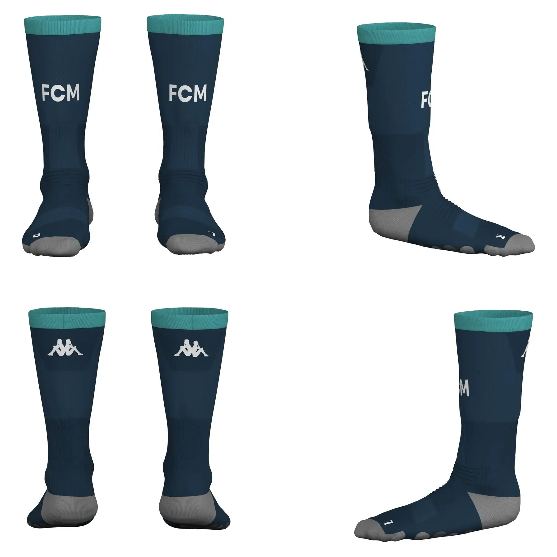 Socken Metz Spoxs 2023/24 - Bleu - unisex - Size: 43/46 - Kappa - FashionsVida