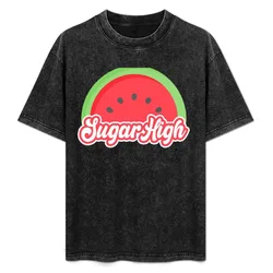 Sugar High Watermelon T-Shirt Lightweight Sport Basic T-Shirt