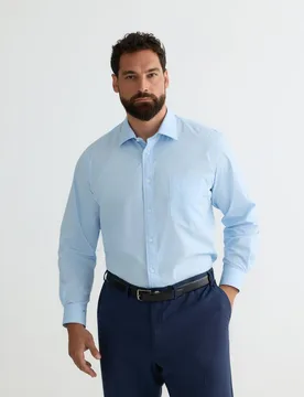 Camisa de hombre vestir tallas grandes - Dustin - FashionsVida