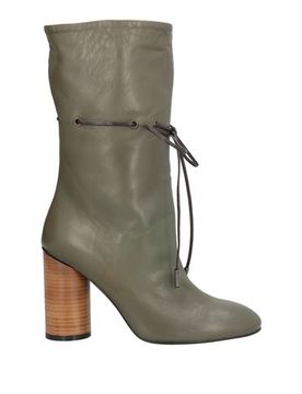 Botines de caña alta Mujer Verde militar 36,37 Mujer