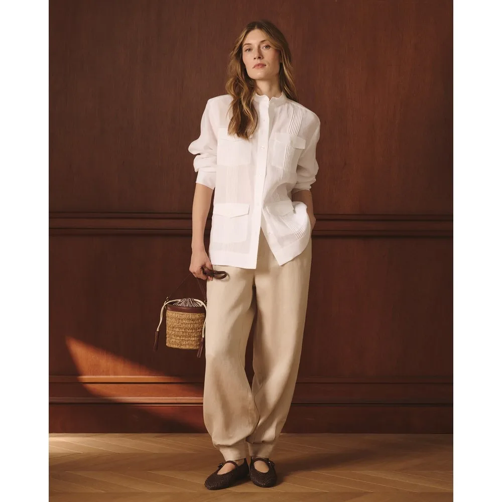 Pantalón de mujer estilo retro lino vigore - Lloyd's - FashionsVida