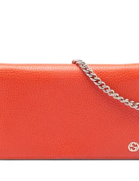 Leather Betty Wallet on Chain - Gucci - FashionsVida