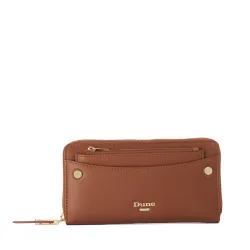 Womens Accessories Kaede - Zip-Up Continental Wallet - Tan - One Size