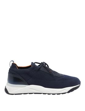 Santoni Sneaker blu e arancione