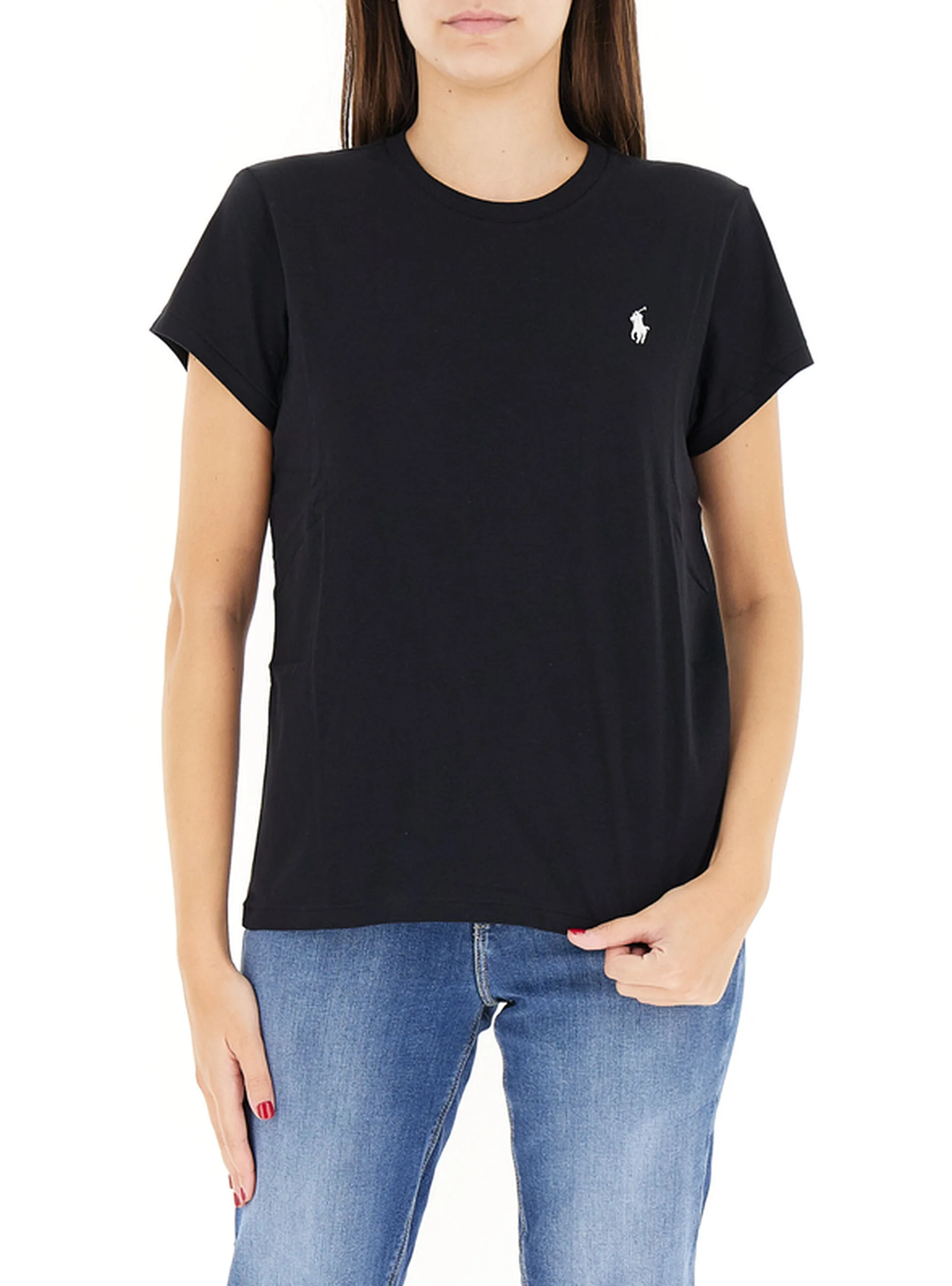 T-shirt girocollo NERO XL - Ralph Lauren - FashionsVida