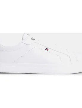 Zapatilla casco de piel de hombre con logo - Tommy Hilfiger - FashionsVida