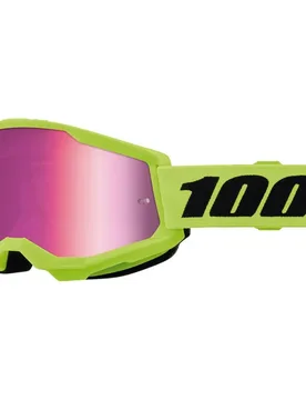 Occhiali Strata 2 Junior Neon Yellow - 100percent - FashionsVida
