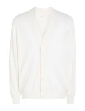 Strickjacke Herren Elfenbein 54 Herren - MANIPUR CASHMERE - FashionsVida