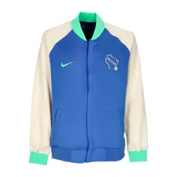 Felpa Leggera College Uomo Nba City Edition Dri-fit Showtime L/s Full-zip Jacket Milbuc Game Royal/flat Opal/green Shock