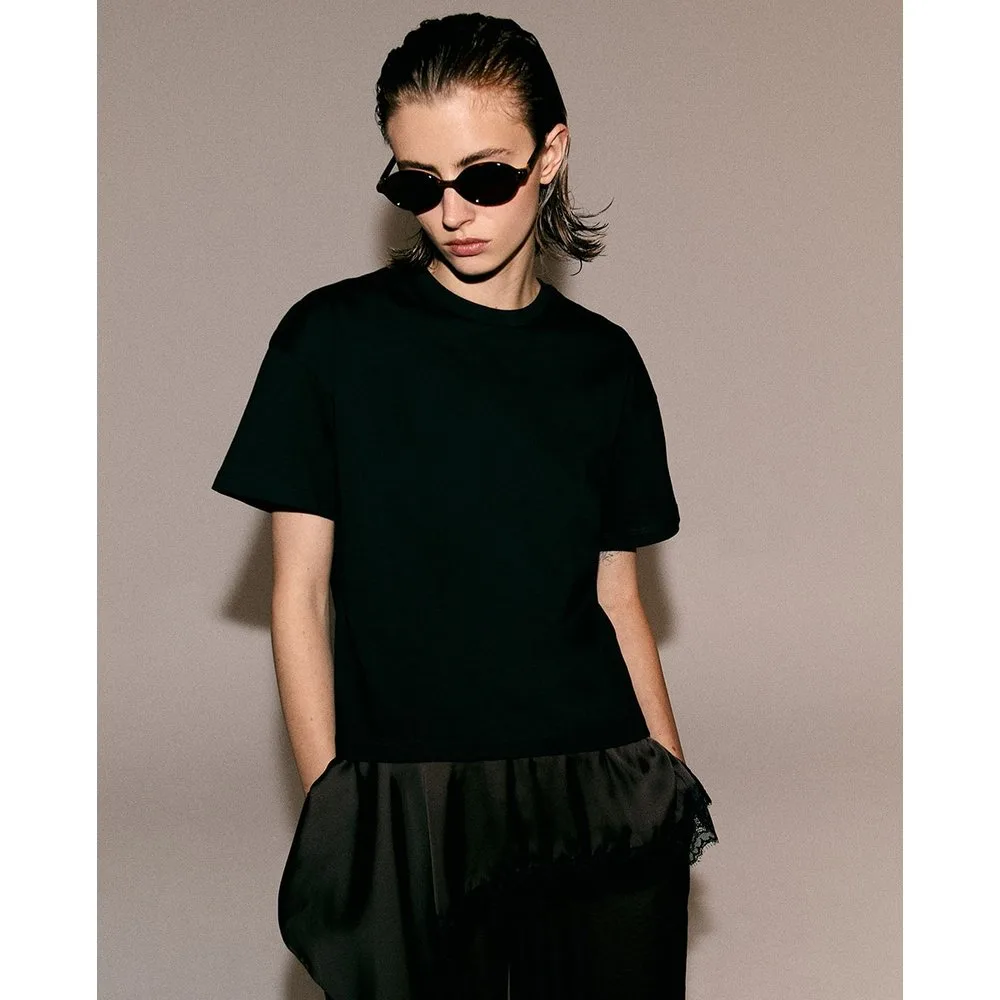 Sfera - Camiseta detalle encaje - Sfera - FashionsVida