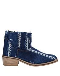 Botines de caña alta Mujer Azul marino 39 Mujer