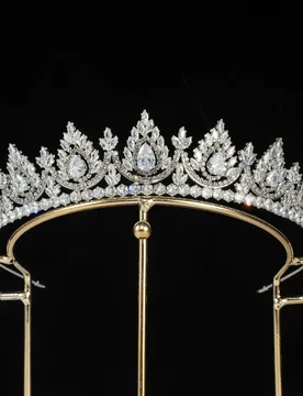 Fashion Zirconia Classic Wedding Tiara,Crystal Bride Tiaras for Bride,Prom,Party Head Accessories FK68602 - Aliexpress - FashionsVida