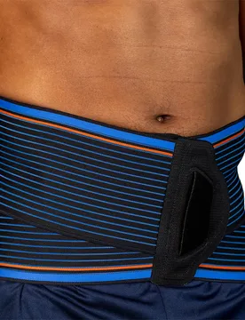 Ceinture Lombaire Black / Blue / Golden 2XL Homme